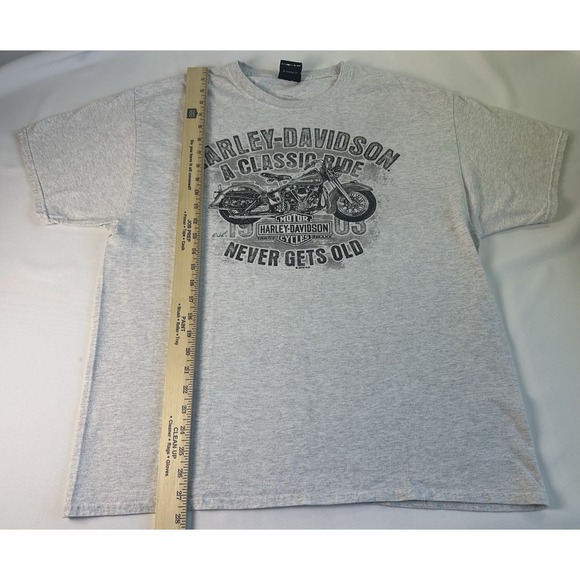 Vintage Harley Davidson Chi-Town T Shirt Size XL Gray - Picture 5 of 6